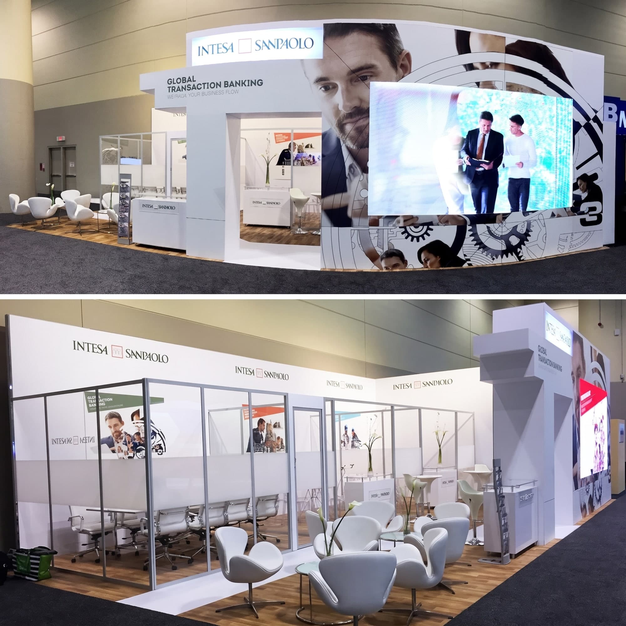 40-foot custom modular exhibit