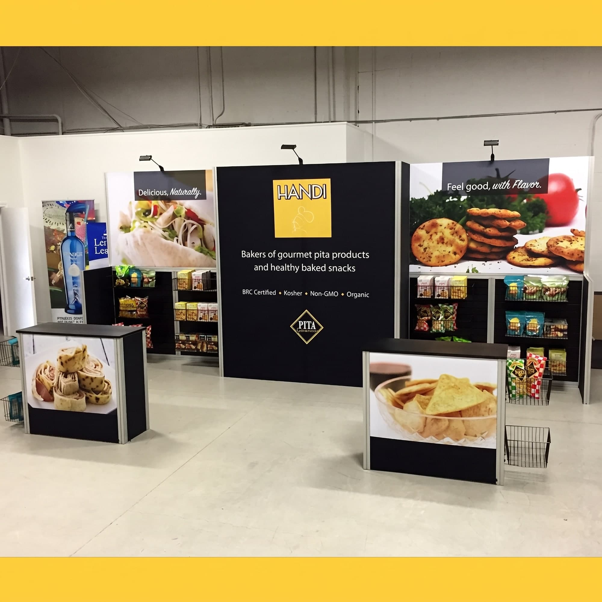 20-foot Infinity hybrid exhibit built for Handi Foods